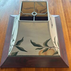 Janna Ugone Hand Painted Lamp Shade.